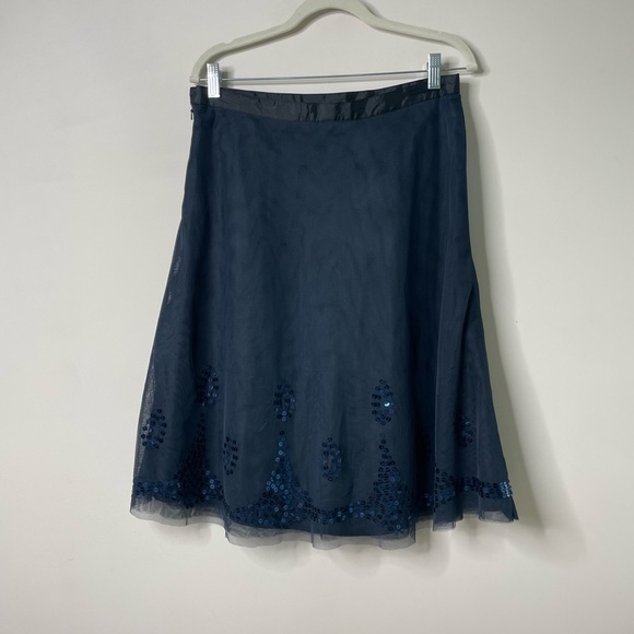 Old Navy Blue Embellished Skirt 4 - Picture 3 of 5